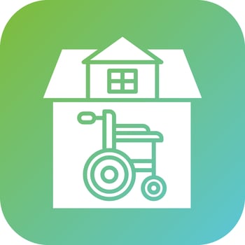 Hospice Vector Icon Style