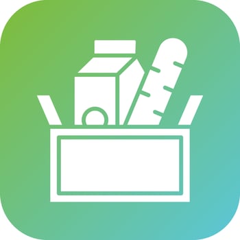 Food Donation Vector Icon Style