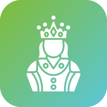 Queen Vector Icon Style