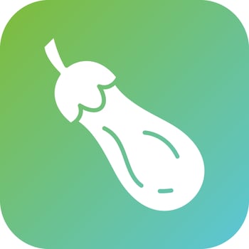 Eggplant Vector Icon Style