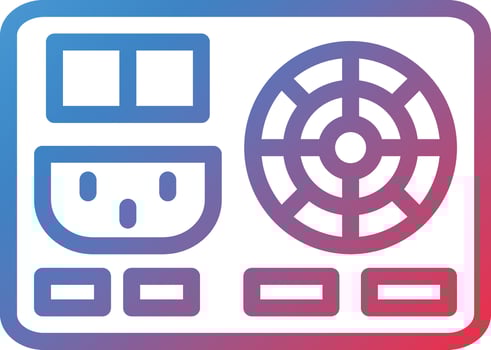 Vector Design Power Supply Icon Style