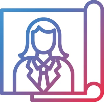 Vector Design Magazine Icon Style