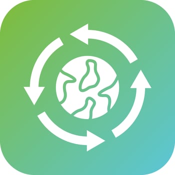 Ecological Integration Vector Icon Style