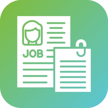 Cover Letter Vector Icon Style