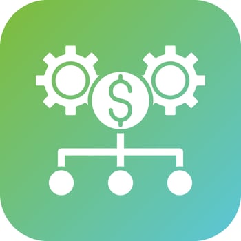 Asset Allocation Vector Icon Style