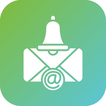 Email Notification Vector Icon Style