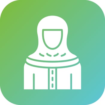 Female Bedouin Vector Icon Style