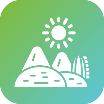 Desert Vector Icon Style