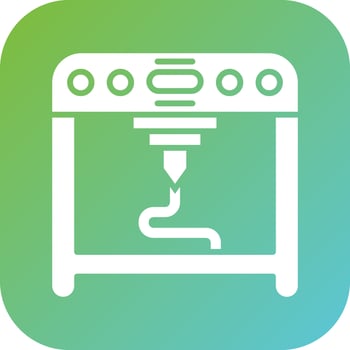 3D Printing Vector Icon Style