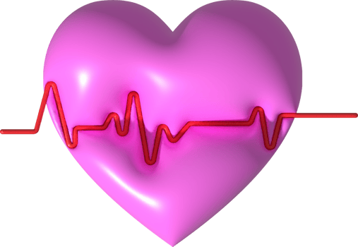 Valentine concept love heart for graphic decorate. 3d render illustation png