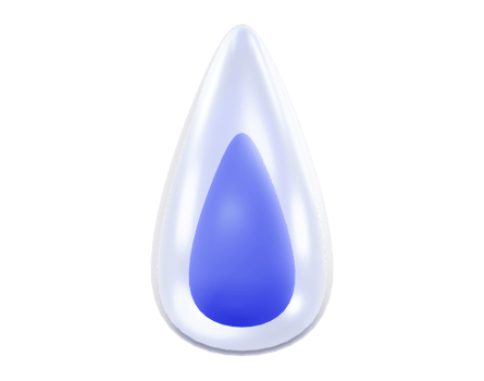3d minimal rendering water icon png