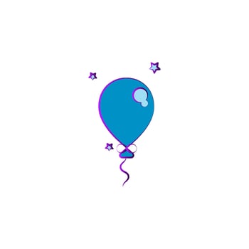 ball colored vector icon