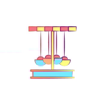 carousel colored vector icon