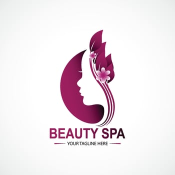 Beauty spa logo template design vector