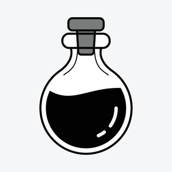 Illustration of Potion Bottle Vector