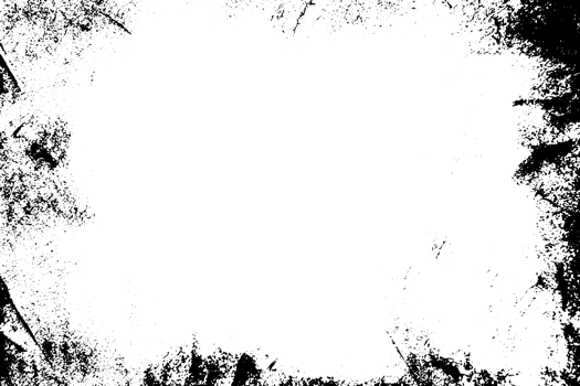 Grunge border texture background. Abstract frame overlay. PNG graphic illustration with transparent background.