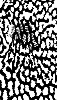 Artistic Motifs Pattern Inspired by Symphysodon or Discus Fish, for decoration, ornate, background, website, wallpaper, fashion, interior, cover, animal print, or graphic design element vector