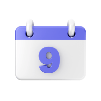 3d calendar icon illustration png