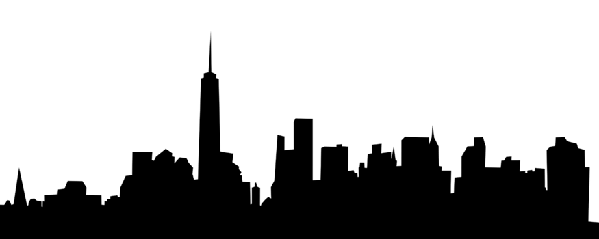 City, background illustration. Black png