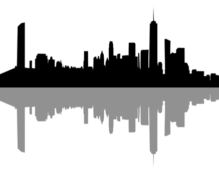 City, background illustration. Black png