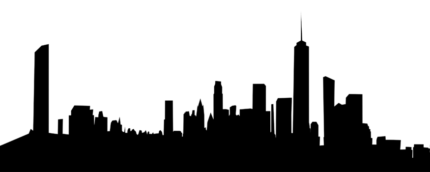 City, background illustration. Black png