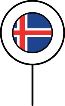 Iceland flag circle pin icon. png