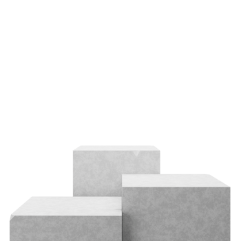 Concrete Podium stand product showcases. cosmetic products png