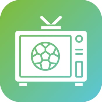 Television Vector Icon Style