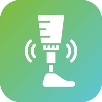 Smart Prosthesis Vector Icon Style