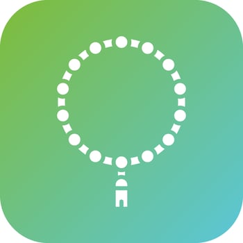 Tasbih Vector Icon Style