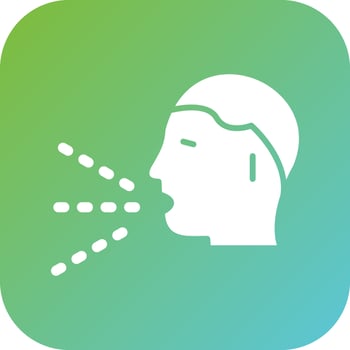 Cough Vector Icon Style