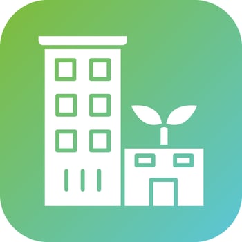 8073 - Eco Hotel Vector Icon Style