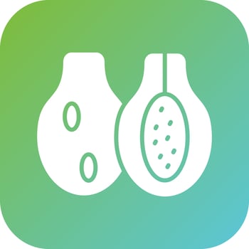 Papaya Vector Icon Style