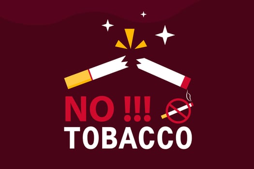 World No Tobacco Day. Creative design idea for poster, banner vector