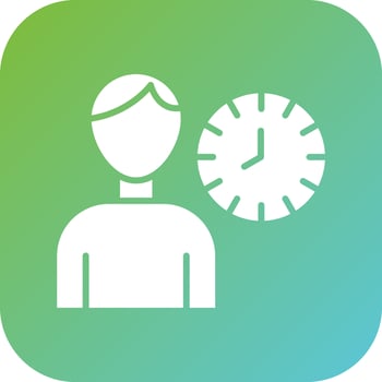 Alone Time Vector Icon Style