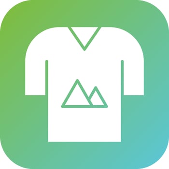 T Shirt Vector Icon Style