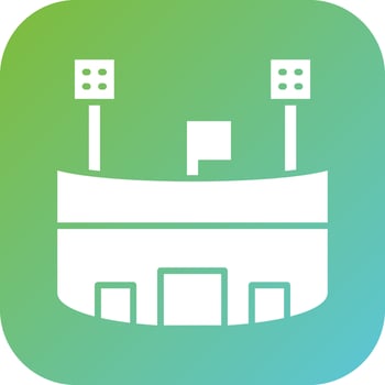 Stadium Vector Icon Style
