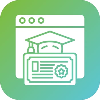 Course Vector Icon Style