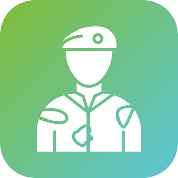 Military Vector Icon Style