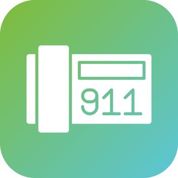 911 Vector Icon Style