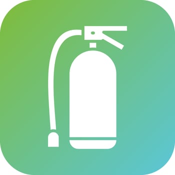Fire Extinguisher Vector Icon Style