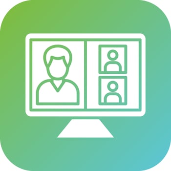Webinars Vector Icon Style