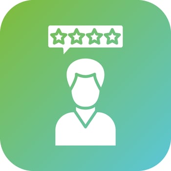 Reviews Vector Icon Style
