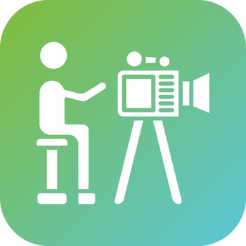 Filming Vector Icon Style