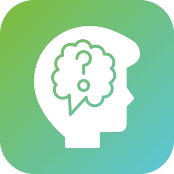 Thinking Vector Icon Style