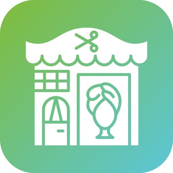 Beauty Salon Vector Icon Style