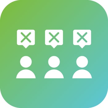 People Disagree Vector Icon Style