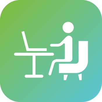 Working on Couch Vector Icon Style