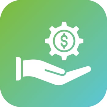Business Settings Vector Icon Style