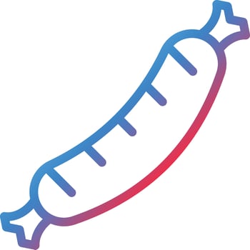 3077 - Sausage.eps vector